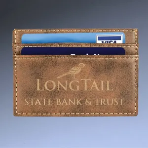 Personalized Wallet Clip with Card Holder