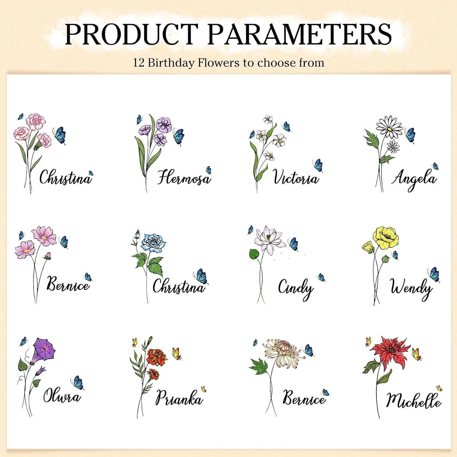 Personalized Wallet Women Small with Birth Flower and Name: Custom Bi-fold Women's Wallets - Ladies Minimalist Wallet for Women Teen Girls Gift (Pink, Birth Flower Name Photo)