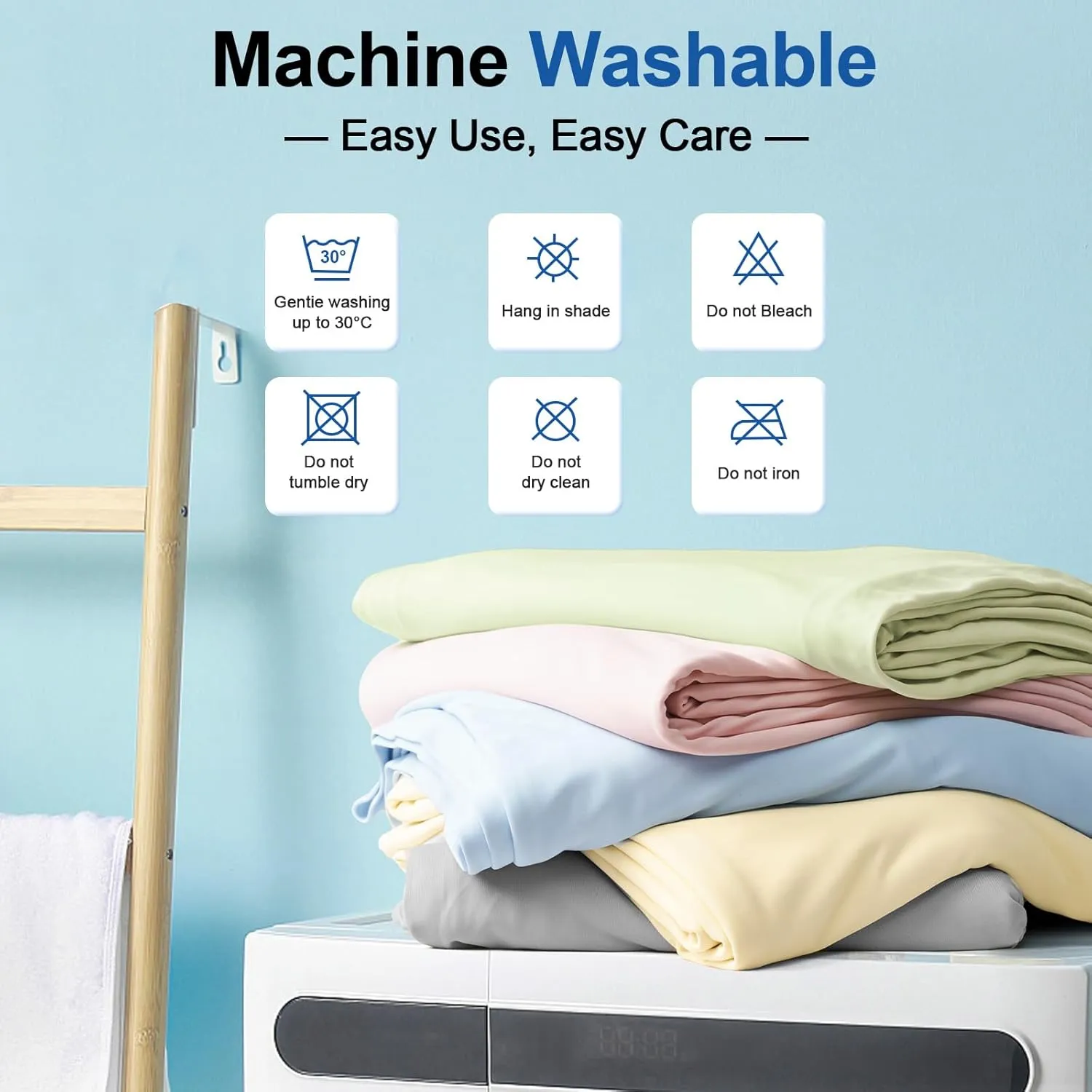 PHF Reversible Double Cooling Blanket Throw Size, Ultra Soft Arc-Chill Q-Max>0.5 Thin Summer Single Layer for Hot Sleepers, Breathable Lightweight Portable Silky for Home Office Travel Car, Ice Blue
