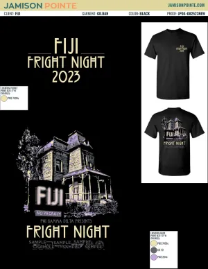 Phi Gamma Delta Baylor University Fright Night T-Shirt
