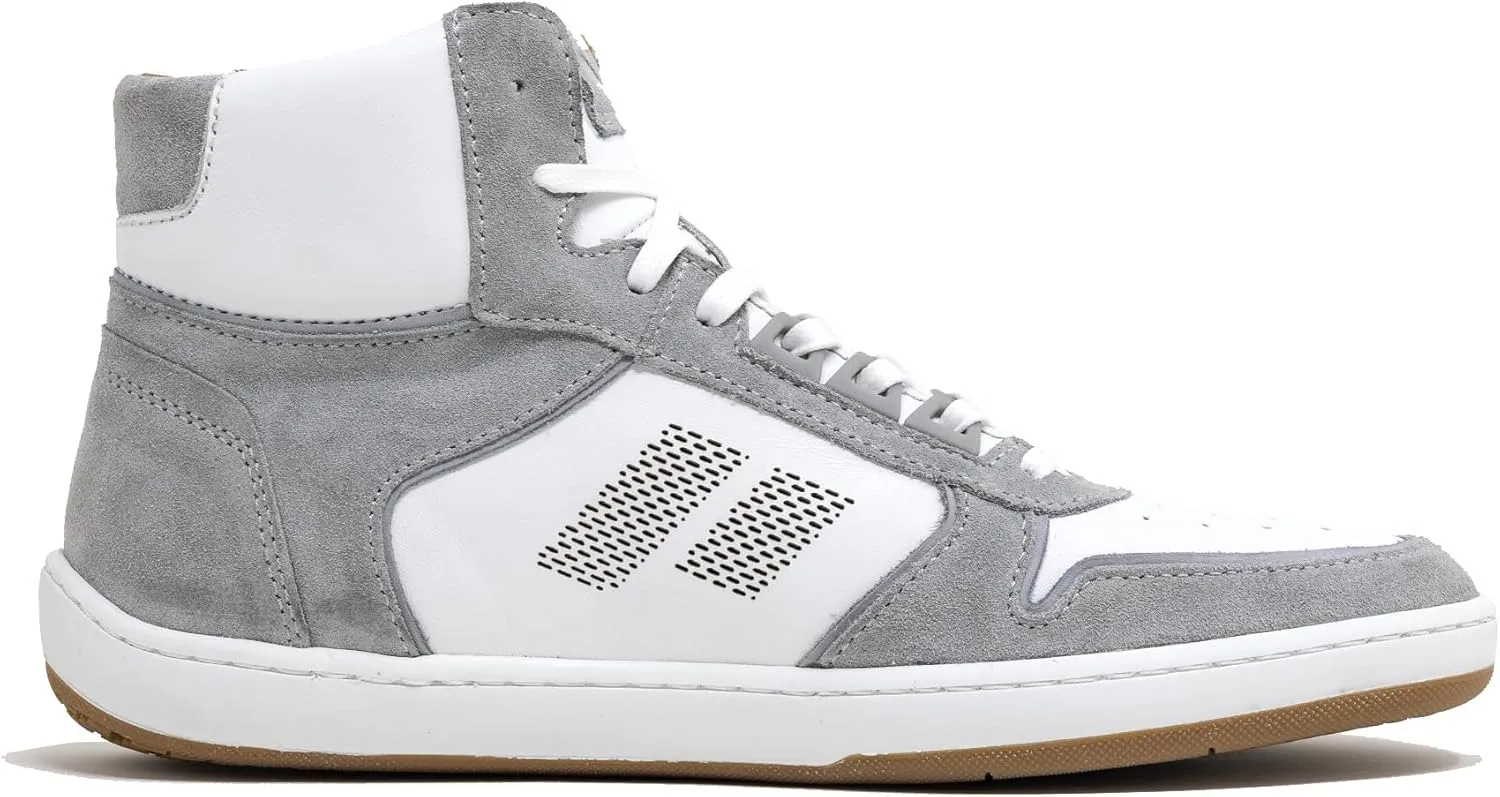 Piloti Driving Shoes for Men, Drift Mid Italian Nubuck Leather High Top Everyday Driving Sneaker