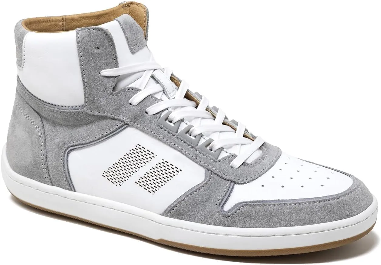 Piloti Driving Shoes for Men, Drift Mid Italian Nubuck Leather High Top Everyday Driving Sneaker