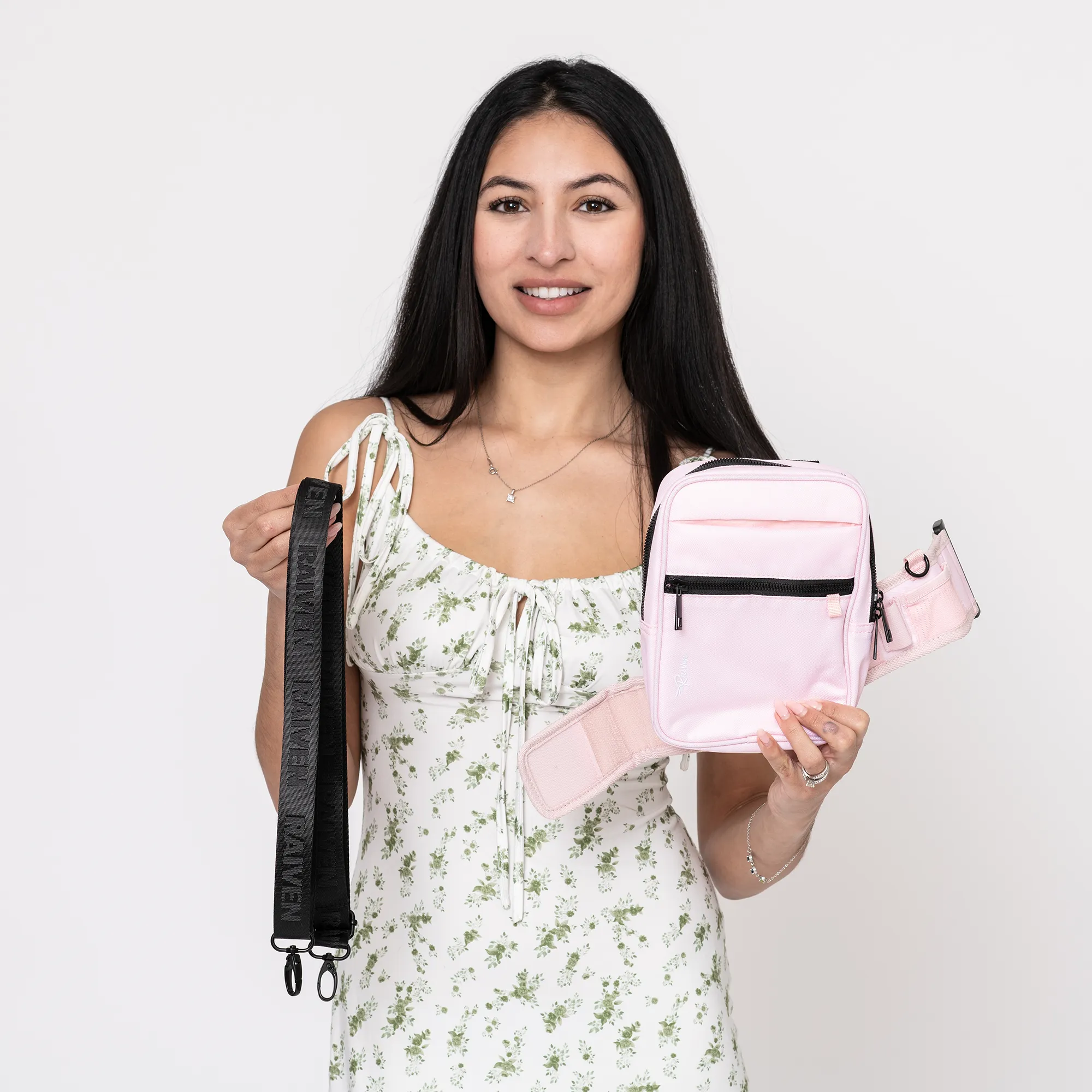 Pink KINDLE Bag With Tumbler Belt