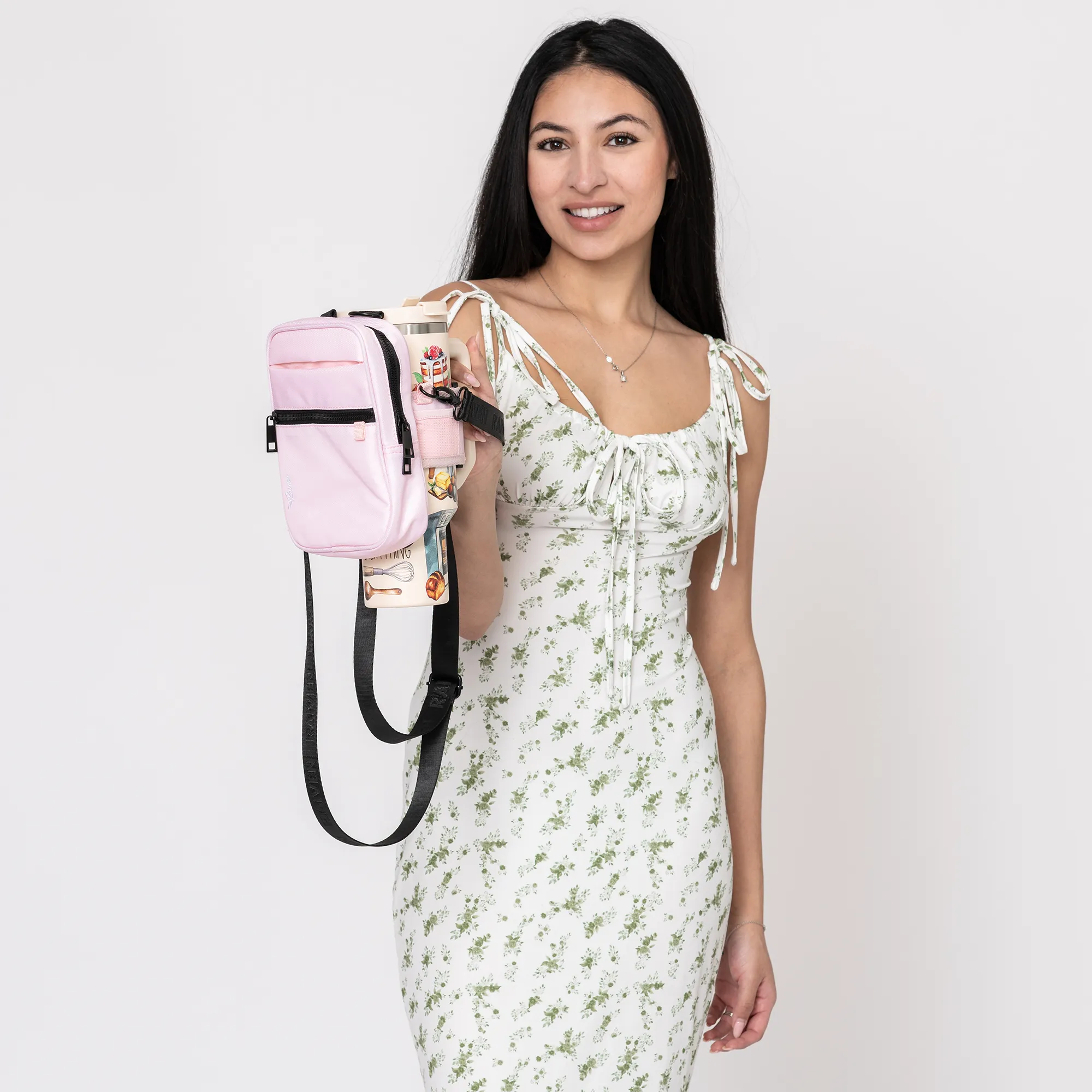 Pink KINDLE Bag With Tumbler Belt