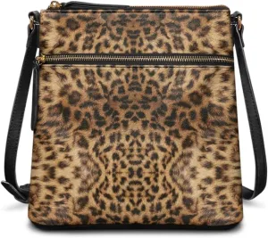 POLERO Womens Crossbody Shoulder Handbag Leather Tote Bags Large Messenger Bag Travel Bags