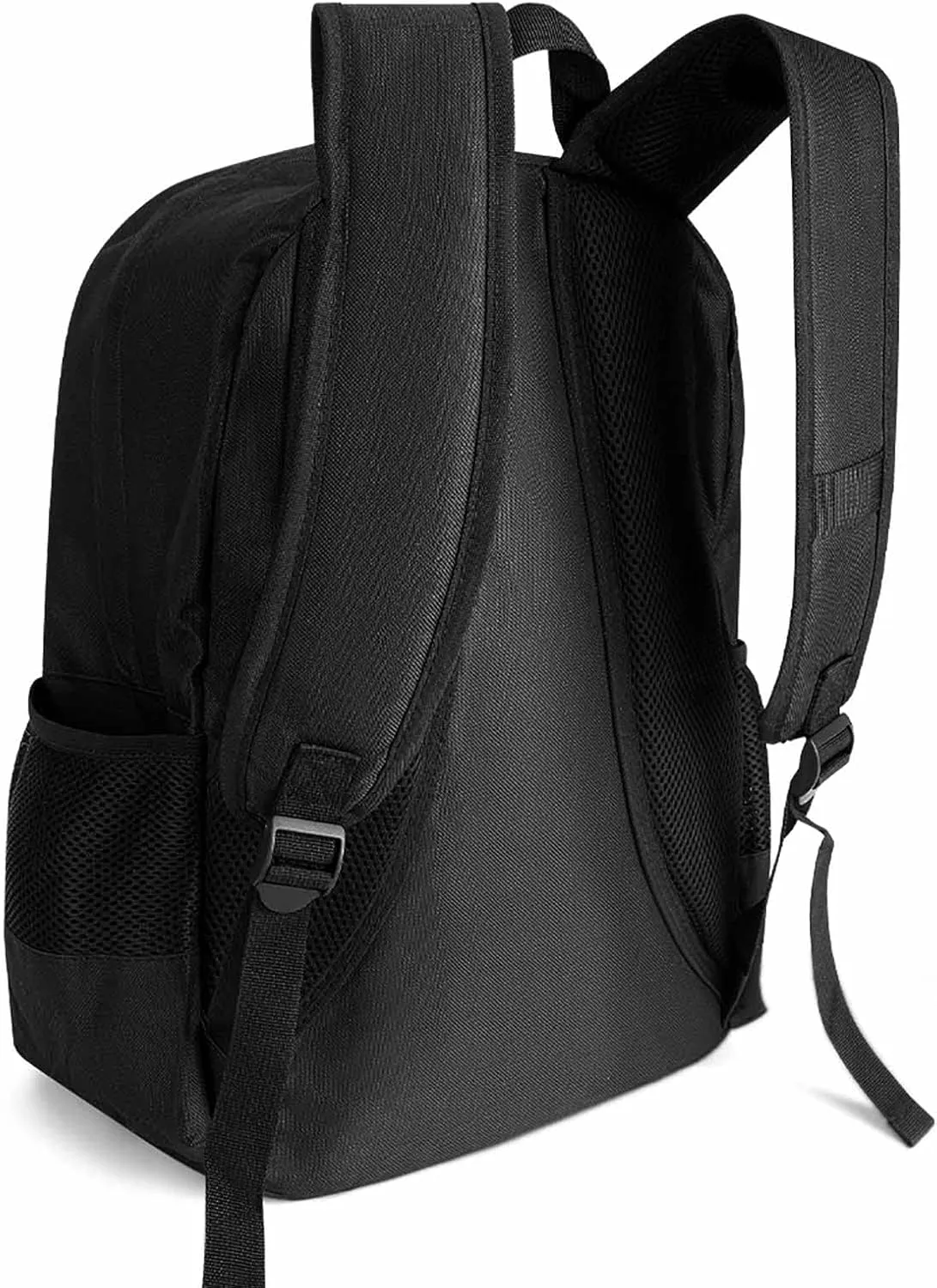 Polyester Daypack Backpack for Trekking Picnic Walking Cycling - Large Capacity Anti-Theft Multipurpose Shoulder Bag, Wolf Howling At The Moon Art Casual Daypack