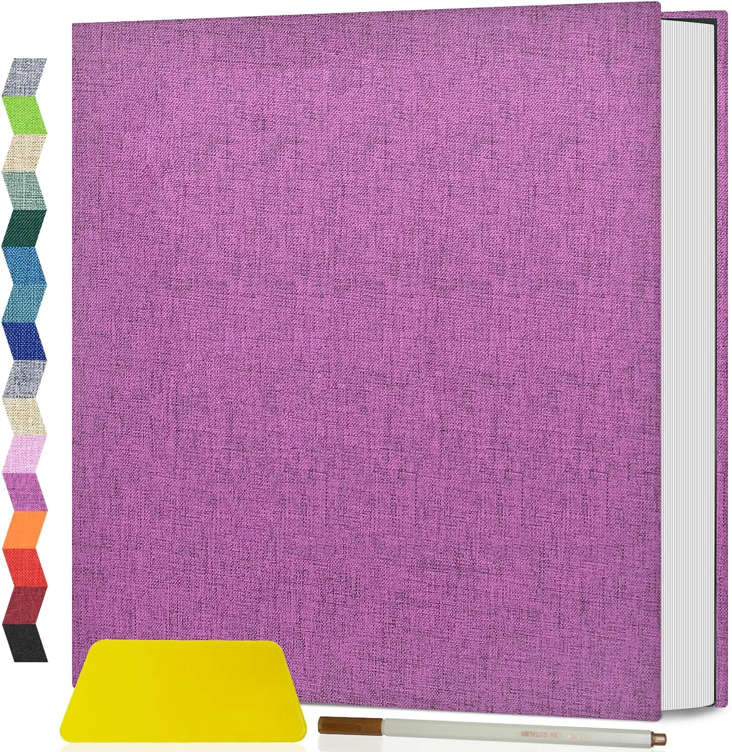 Popotop Photo Album Self Adhesive Scrapbook Album for 4x6 5x7 8x10 Pictures DIY Photo Book,Birthday Gifts for Women Mom,Wedding Baby Family Travel
