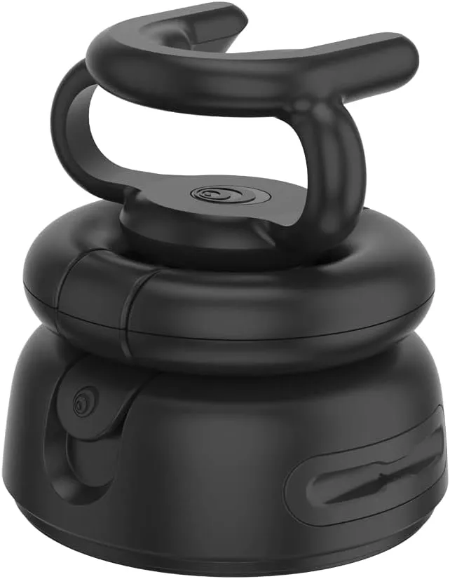PopSockets Multi-Use Phone Mount Dash Mount, Windshield Phone Mount, and Phone Mount for Desk - Black
