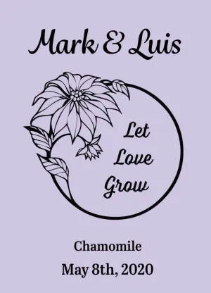 Pre-Designed Template - Let Love Grow