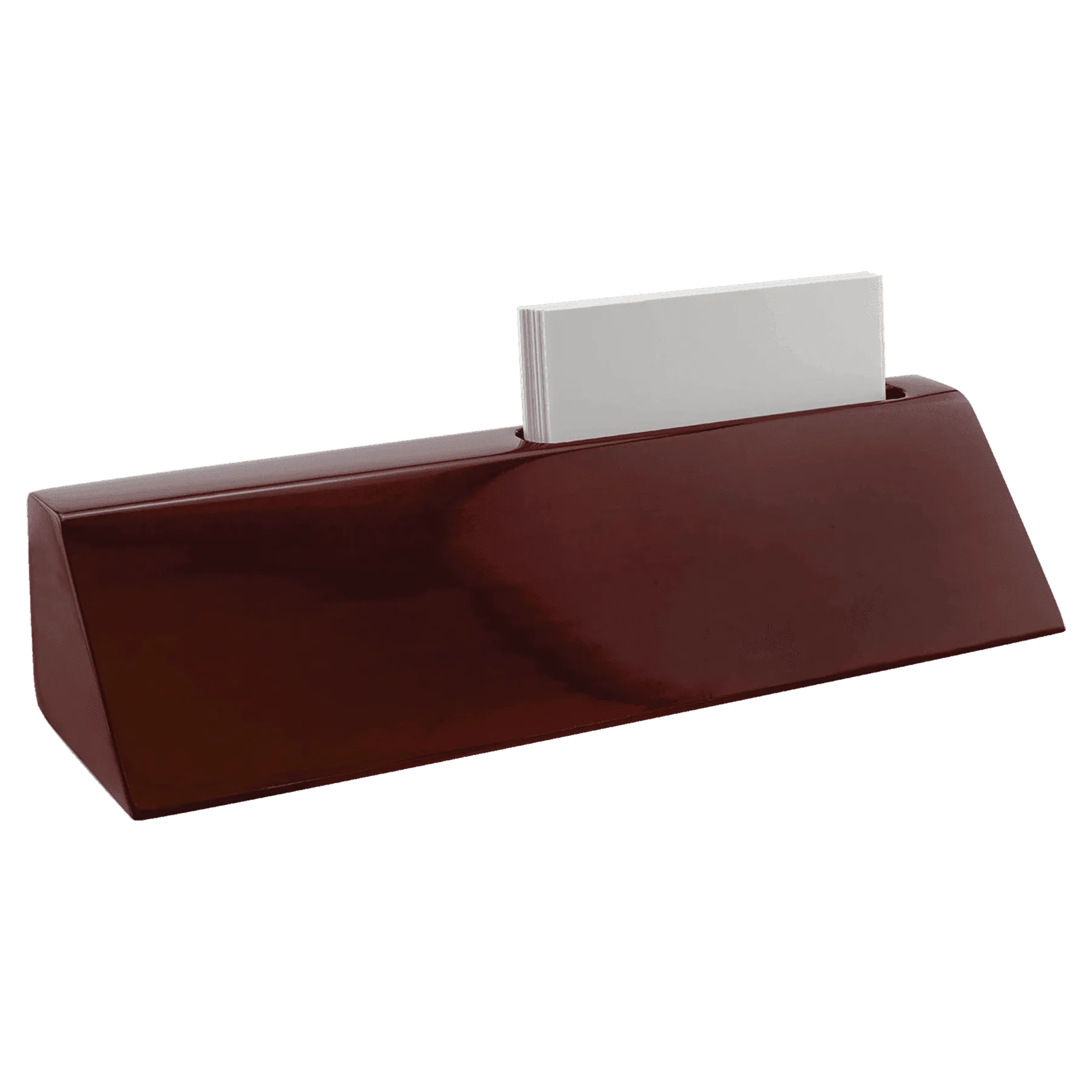 Premium Desk Wedges in Genuine Wood and Leatherette