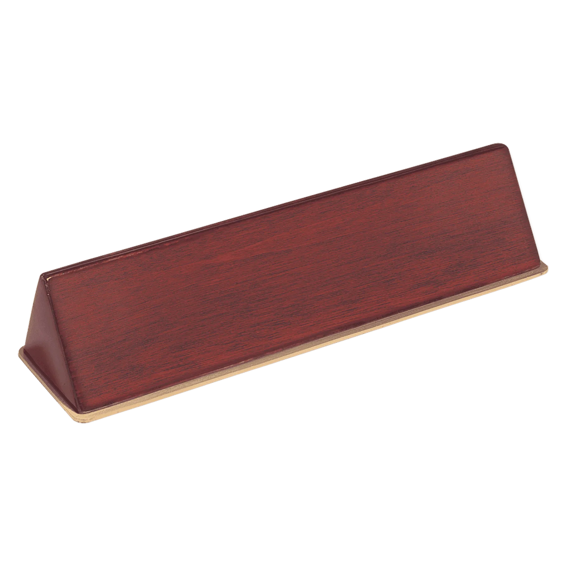 Premium Desk Wedges in Genuine Wood and Leatherette
