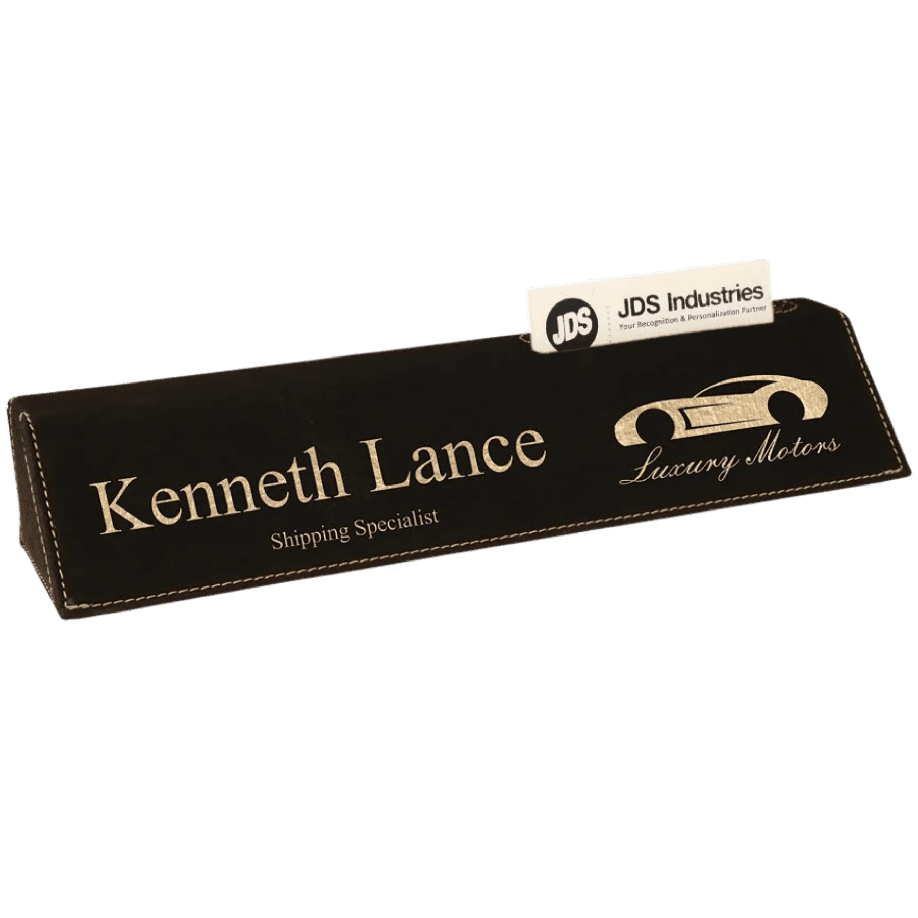 Premium Desk Wedges in Genuine Wood and Leatherette