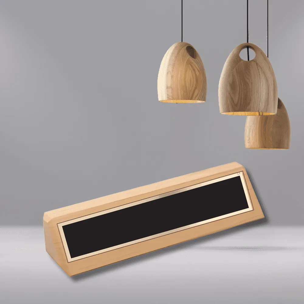 Premium Desk Wedges in Genuine Wood and Leatherette