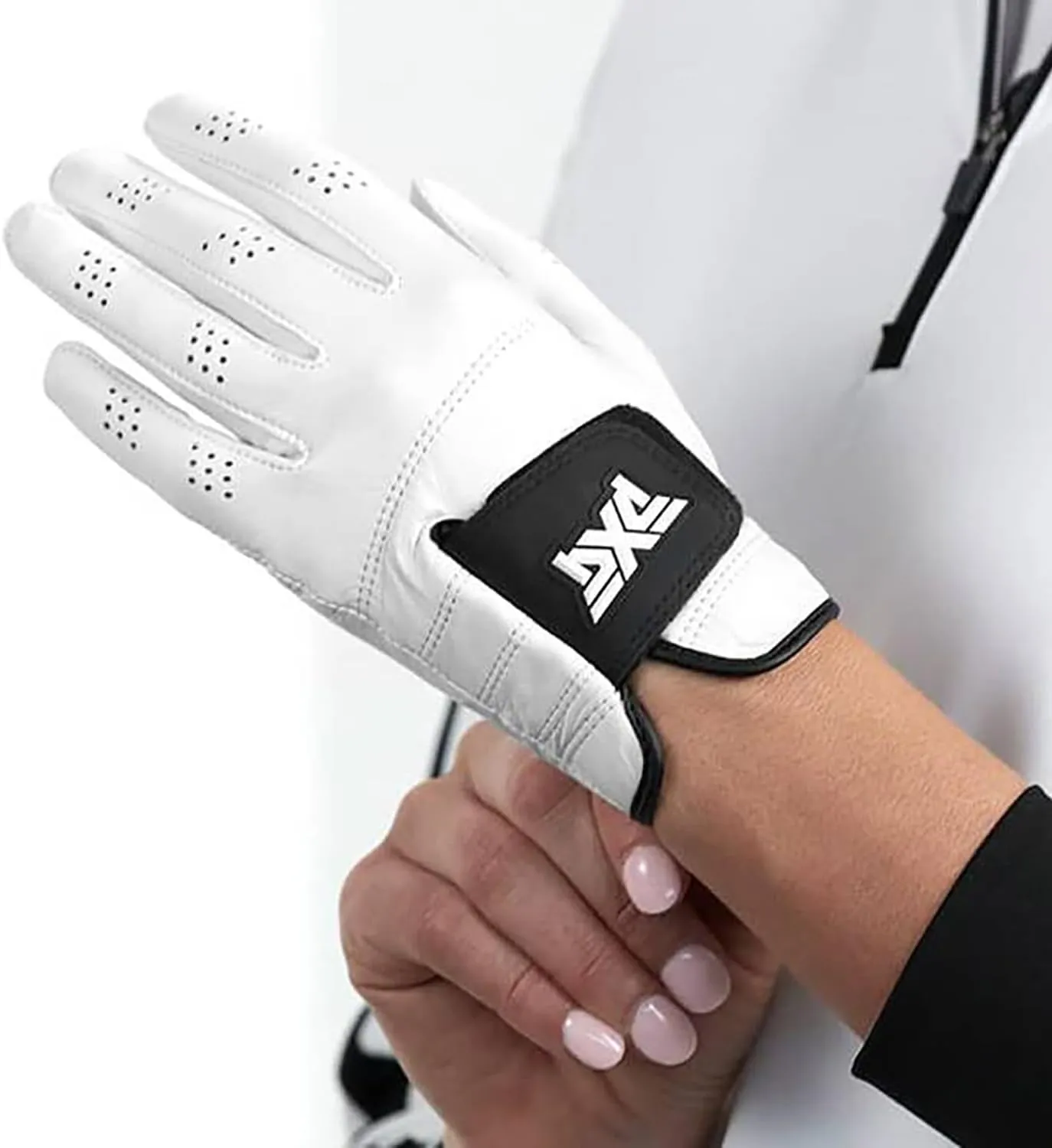 PXG Women's Players Tour Golf Glove - 100% Cabretta Leather with Cotton-Based Elastic Wristband