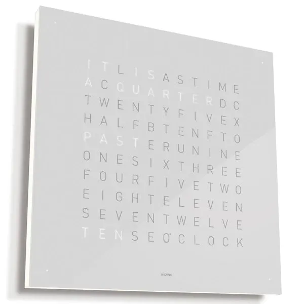 QLOCKTWO Wall Clock by Biegert & Funk for QLOCKTWO