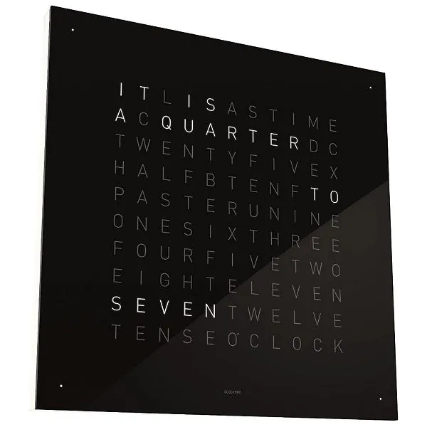 QLOCKTWO Wall Clock by Biegert & Funk for QLOCKTWO