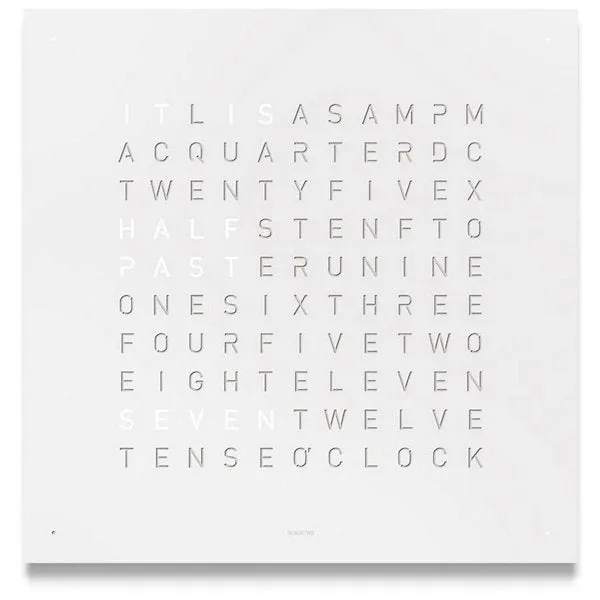 QLOCKTWO Wall Clock by Biegert & Funk for QLOCKTWO