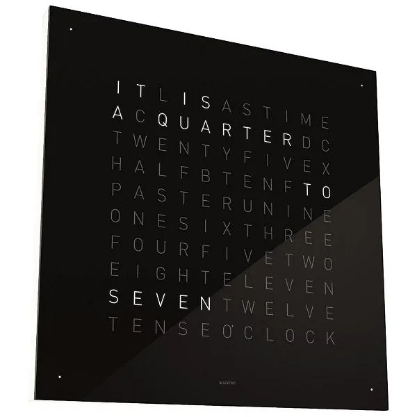 QLOCKTWO Wall Clock by Biegert & Funk for QLOCKTWO