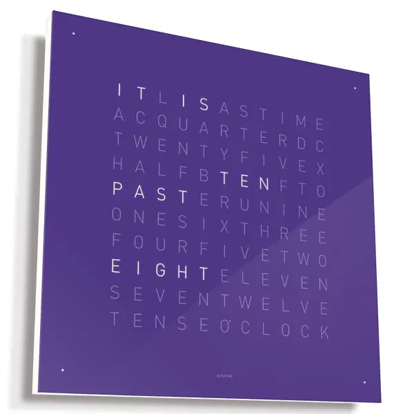 QLOCKTWO Wall Clock by Biegert & Funk for QLOCKTWO
