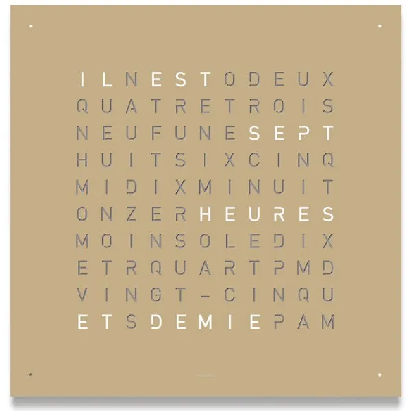 QLOCKTWO Wall Clock by Biegert & Funk for QLOCKTWO