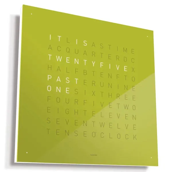 QLOCKTWO Wall Clock by Biegert & Funk for QLOCKTWO