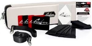 Quiver Time White Quiver Card Carrying Case - TCG Cards Deck Box Holder for Trading Cards, MTG Bag Playing Card Case ( Wrist & Shoulder Strap, Dividers, Separators, Corner Pads   100 Apollo Sleeves)