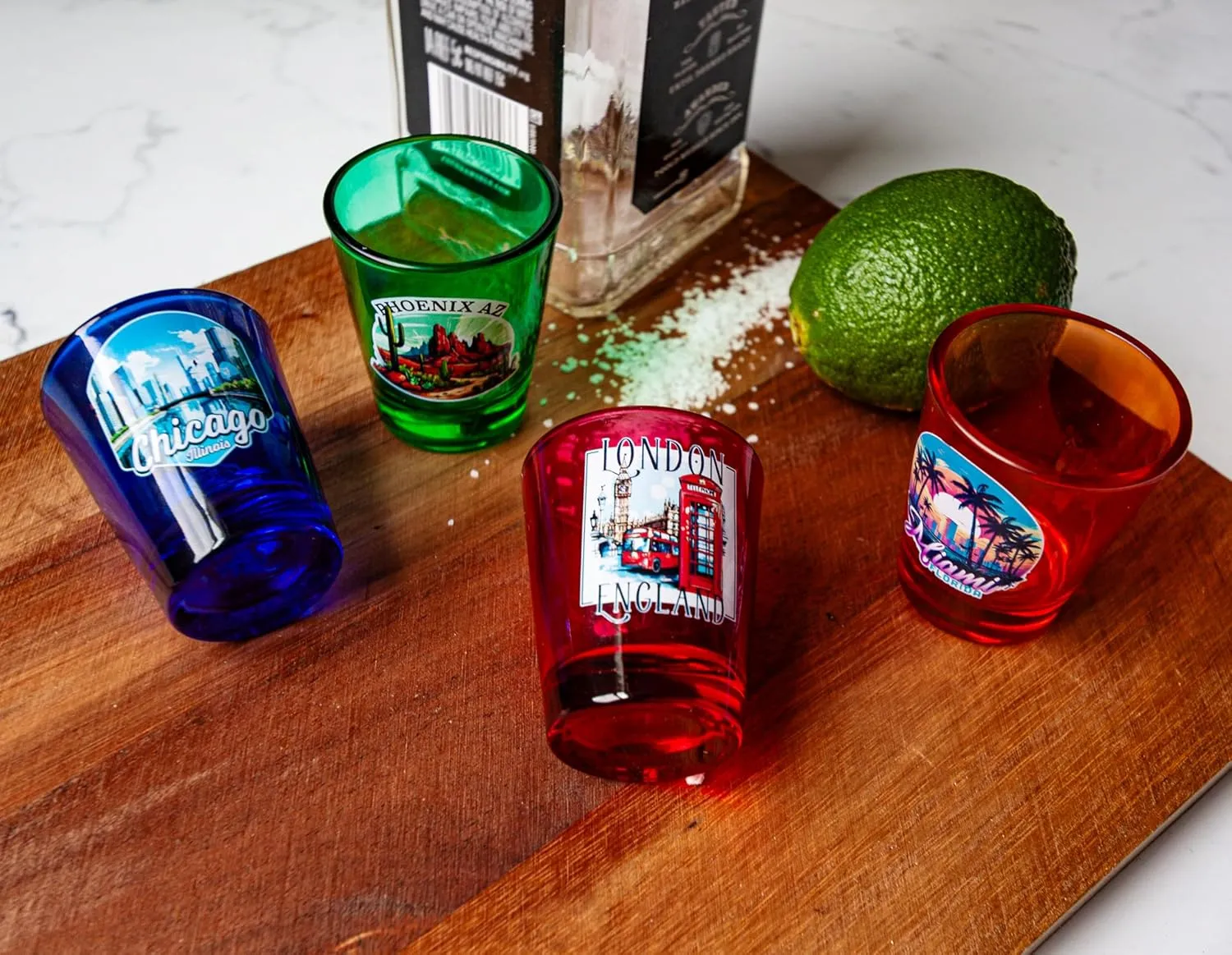 R and R Imports Christopher Newport Captains Customizable Engraved Full Color 2oz Shot Glass Green Officially Licensed Collegiate Product 4-Pack