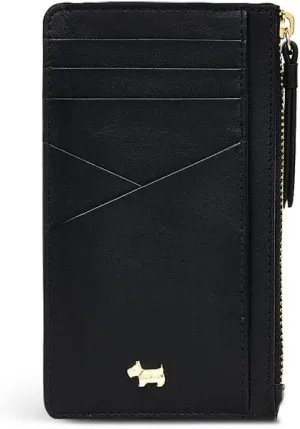 RADLEY London Drapers Road Women’s Medium Leather Ziptop Coin Purse, Black