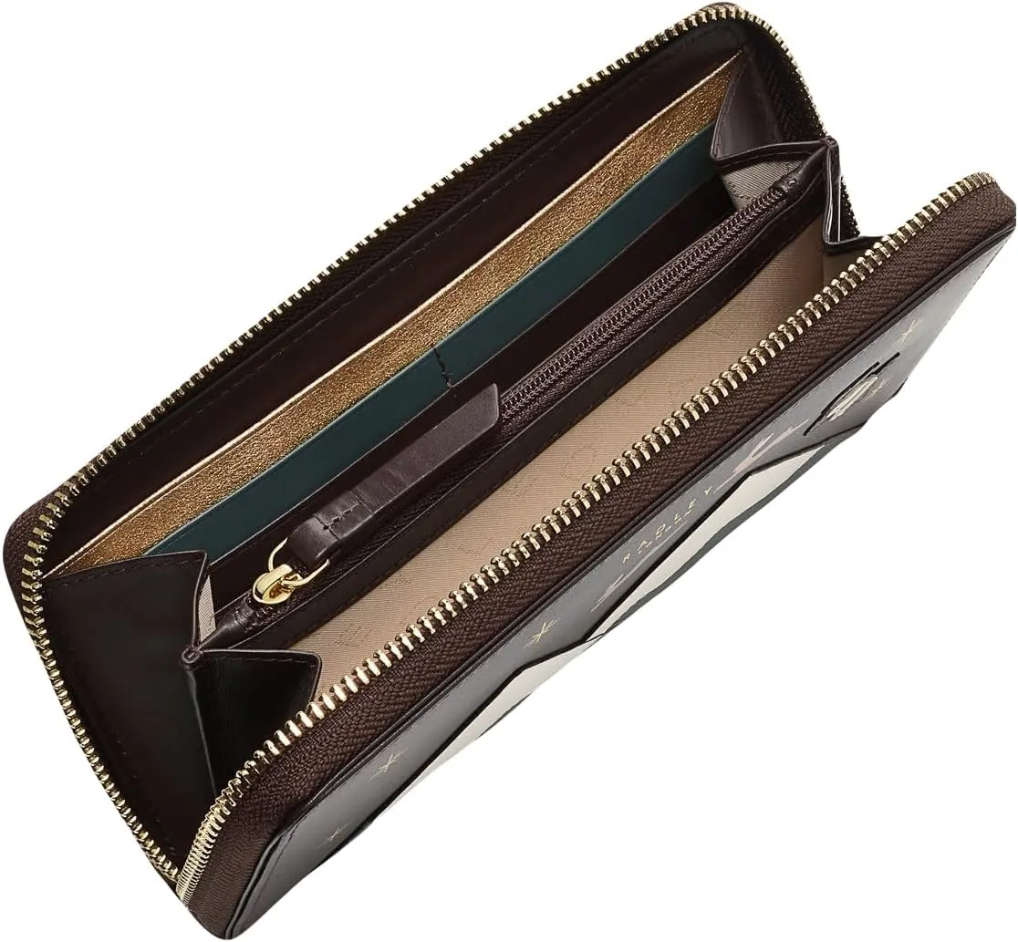 RADLEY London Mountain Hopping Large Zip-Around Continental Wallet, Dark Brown