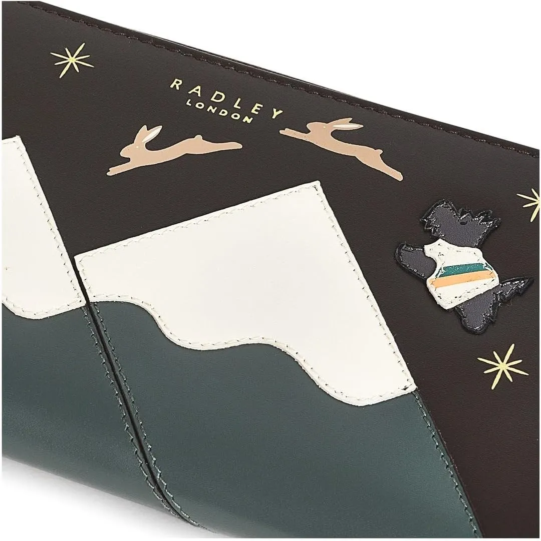 RADLEY London Mountain Hopping Large Zip-Around Continental Wallet, Dark Brown