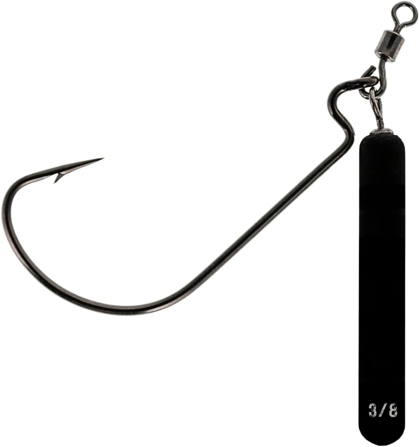 Reaction Tackle Tungsten Jika Rig for Bass Fishing - 97% Tungsten Fishing Jigs -(4 Pack)