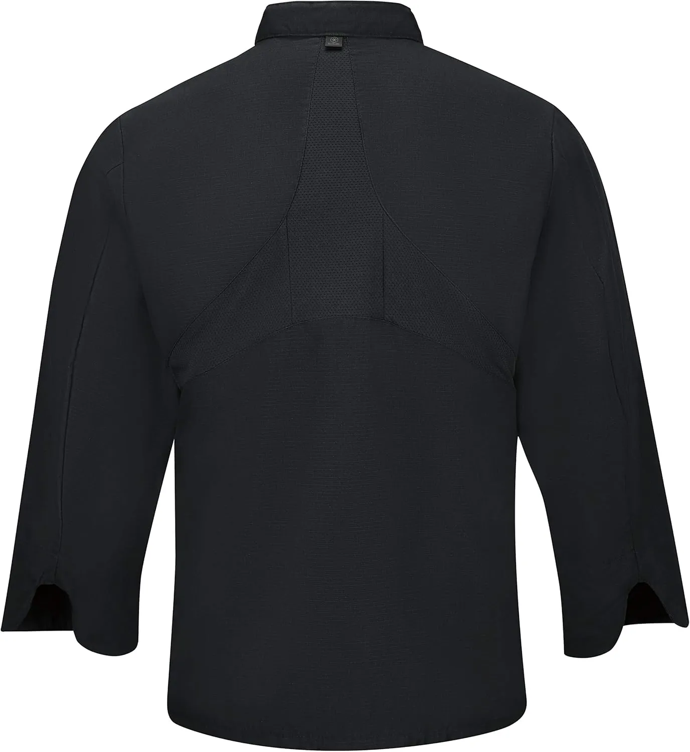 Red Kap Men's Long Sleeve Ten Button Chef Coat with Mimix and Oilblok