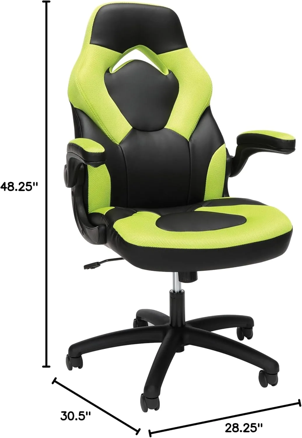 RESPAWN 3085 Gamіng Chair - Gamer ϲhair and Computer ϲhair, gamіng ϲhairs, Office ϲhair with Integrated Headrest, gamіng ϲhair for Adults, Office Chairs Adjustable Tilt Tension & Tilt Lock - Green