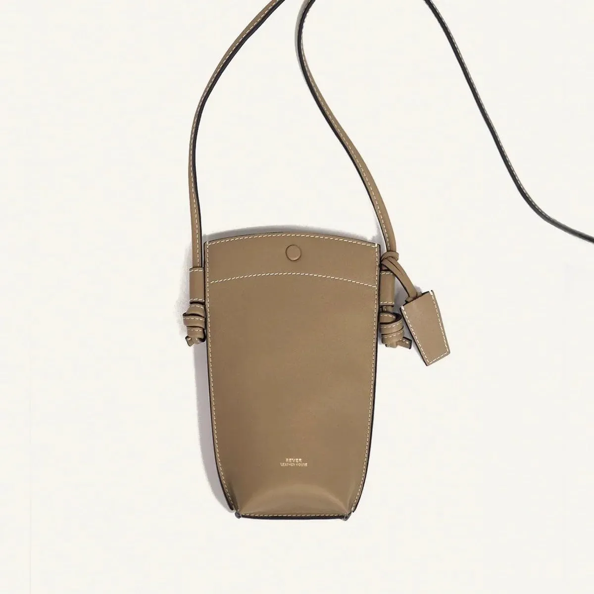 Rever Rubin Phone Crossbody Sling Bag, Leather, Fits Phone, Cards, Essentials