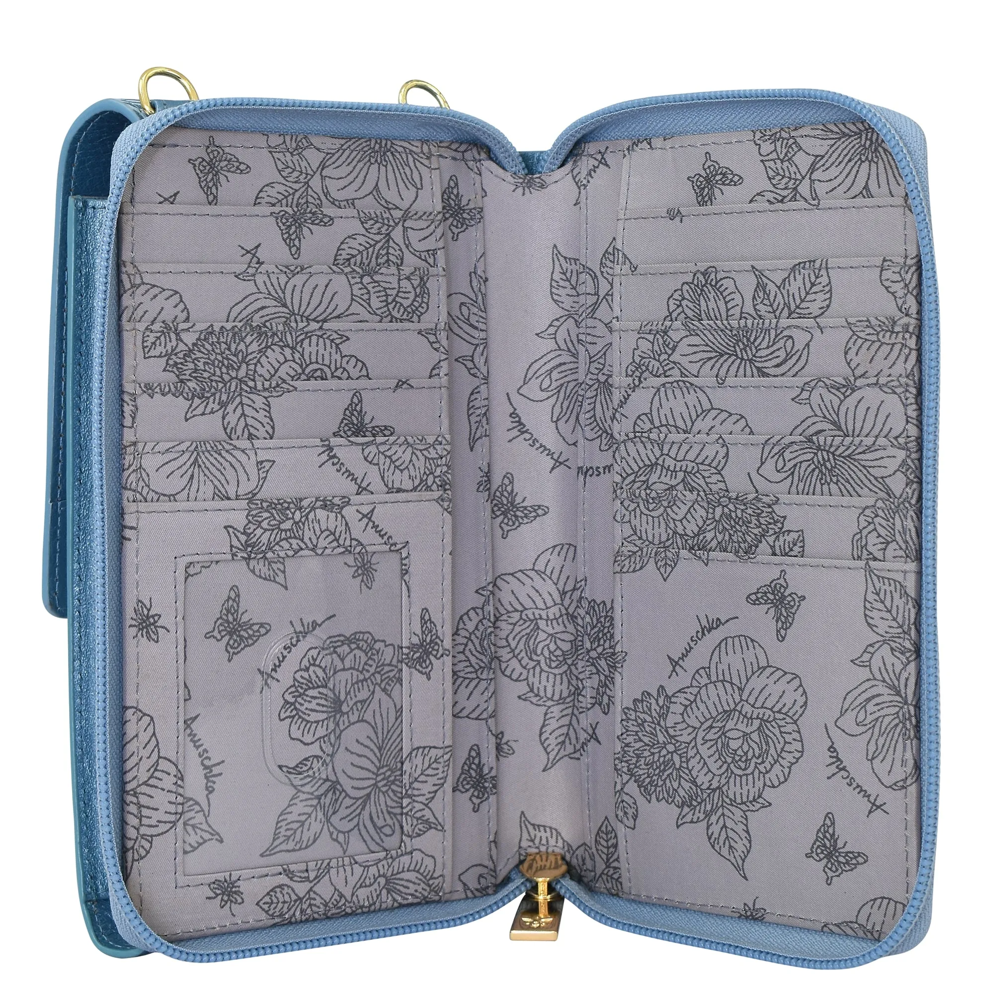 RFID Blocking Crossbody Phone Case - 1173