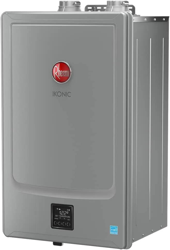 Rheem IKONIC RECTGH-SR11iN Super High Efficiency Condensing Tankless Natural Gas Water Heater with Recirculation, 11.2 GPM