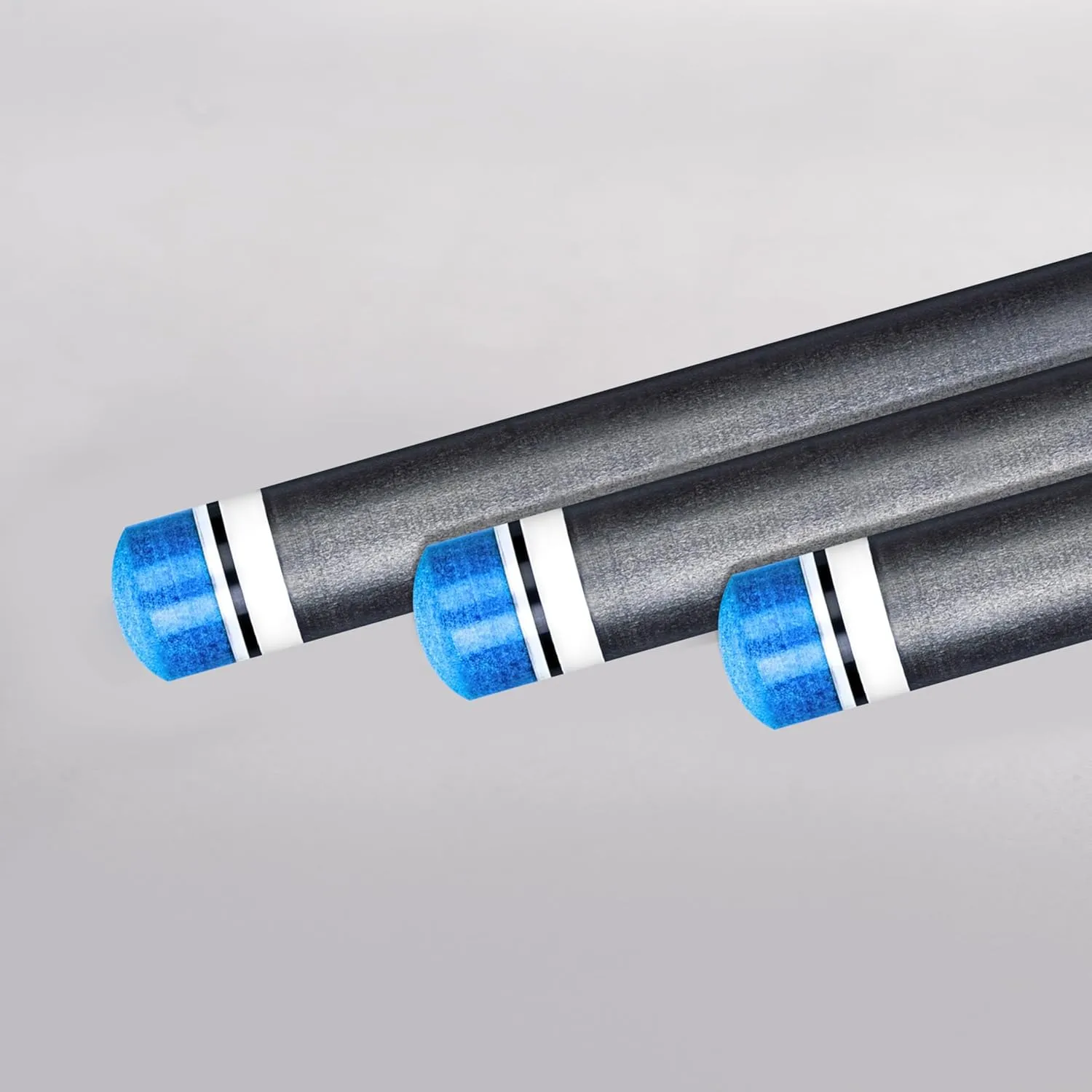 RHINO TIME Crystal Pool Billiard Cue Tip - 14mm/ Blue/Hardness TIME 1(Super Soft), TIME 2(Soft), TIME 3(Medium), TIME 4(Medium Hard),TIME 5 (Hard)