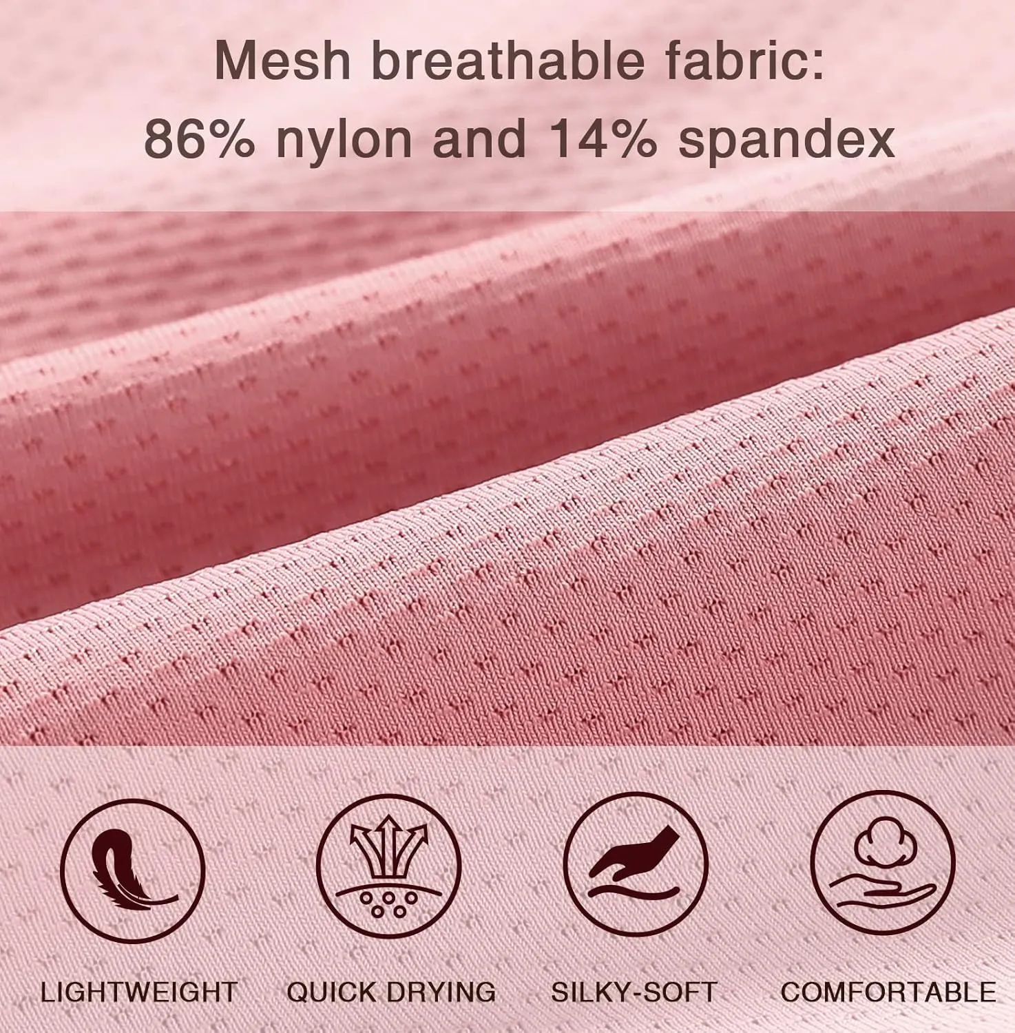 RHYFF Womens Underwear Breathable Mesh Bikini Panties Stay Fresh Ladies Panty Stretches Soft Hipster Briefs Travel Underpants