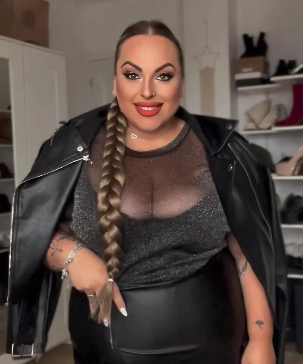 RITERA Plus Size Mesh Tops for Women Sexy Short Sleeve Sheer Fishnet Shirts Black Tshirts Blouses XL-5XL