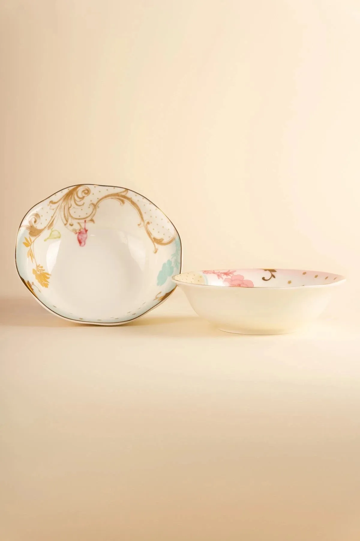 Rosa Belle Blue Bowl