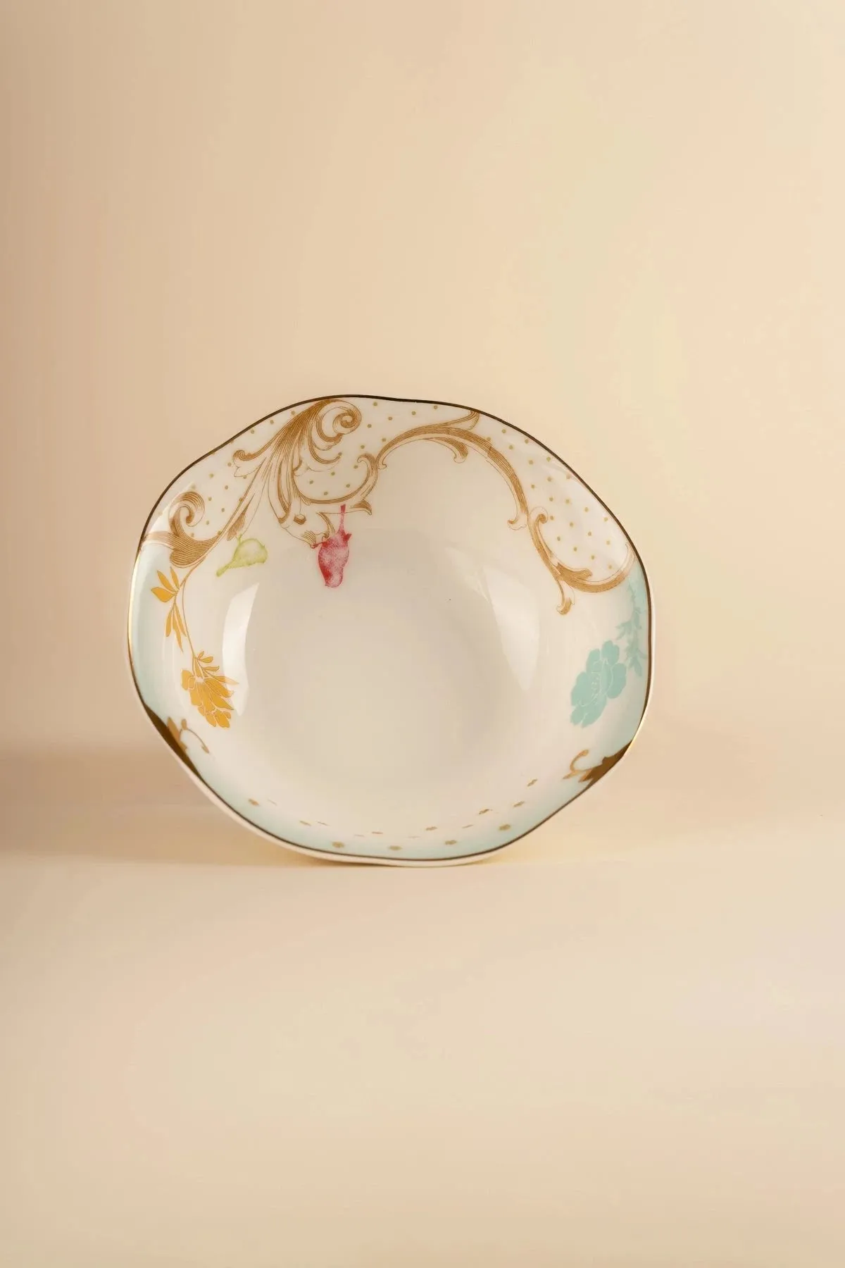 Rosa Belle Blue Bowl
