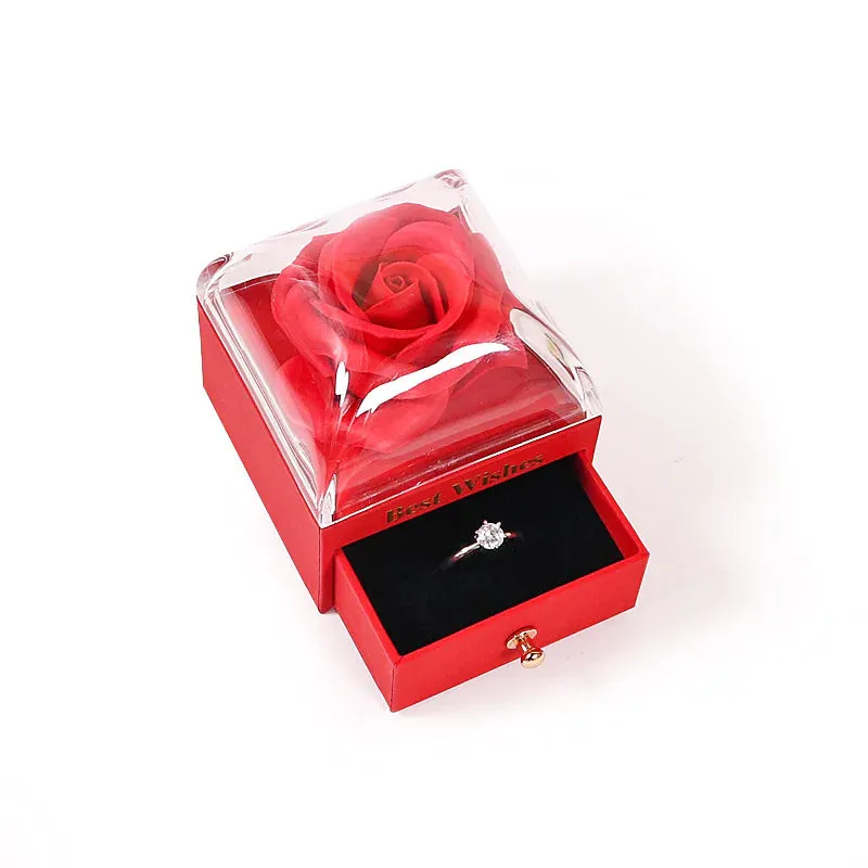 Rose Jewelry Storage Box