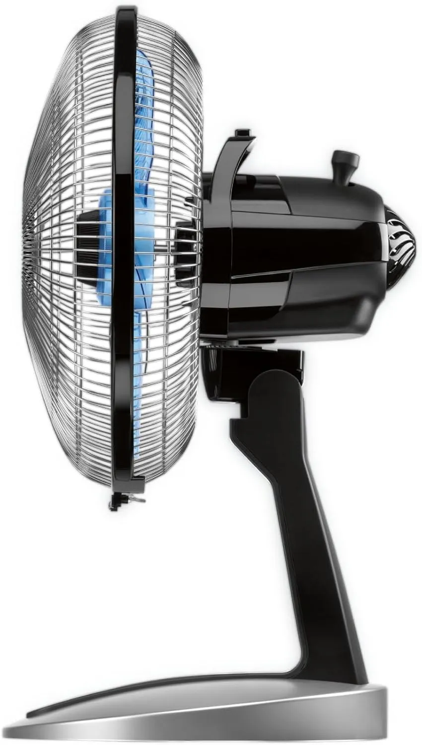 Rowenta, Desk Fan, Turbo Silence Table Fan with Remote, 18 Inches, Ultra Quiet Fan for Bedroom, Oscillating, Portable, 5 Speeds, Black, Indoor, VU2660