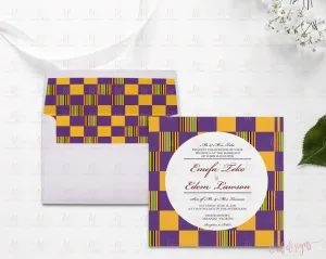 Royale Invitation, African Traditional Wedding | Customizable & Digital