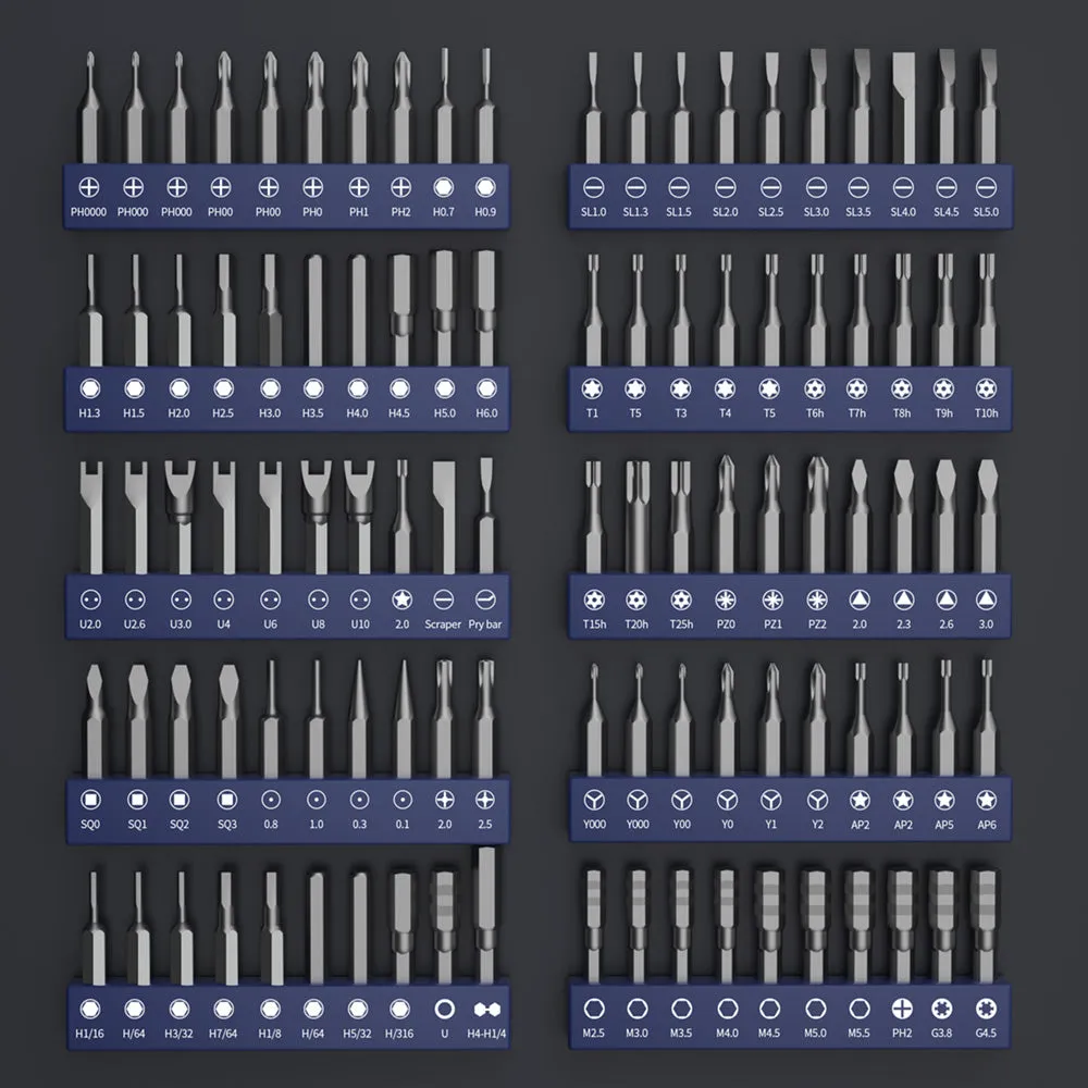 RoyaleGlow Electric Screwdriver 120 In 1 Set Compact Precision