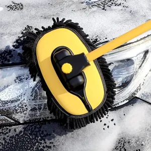 RoyaleGlow Professional Car Wash Brush with Telescopic Pole