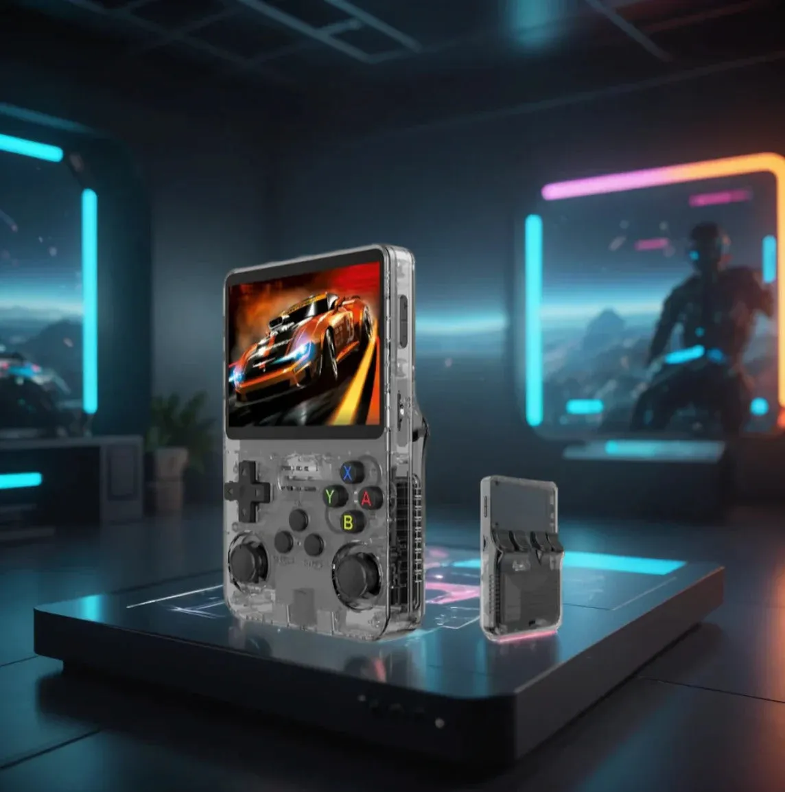 RoyaleGlow Retro Gaming Console Handheld 128GB Storage