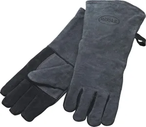Rösle 16-inch Leather Barbeque Grilling Gloves