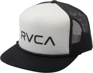 RVCA Men's Trucker Hat, Structured Hat with Stretch Mesh Back, Adjustable Snapback Closure