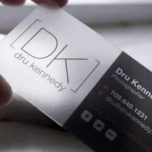 Rynx | 100 pieces/batch custom transparent PVC business cards customization clear/frost business cards printing